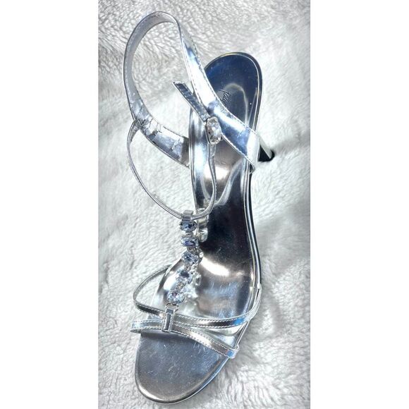 Jacqueline Ferrar Women's Rhinestone Heels Size 8 NWOT‎ - Picture 9 of 11